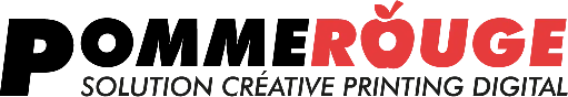 Logo officiel site La Pomme Rouge Solution créative printing digital agence de communication